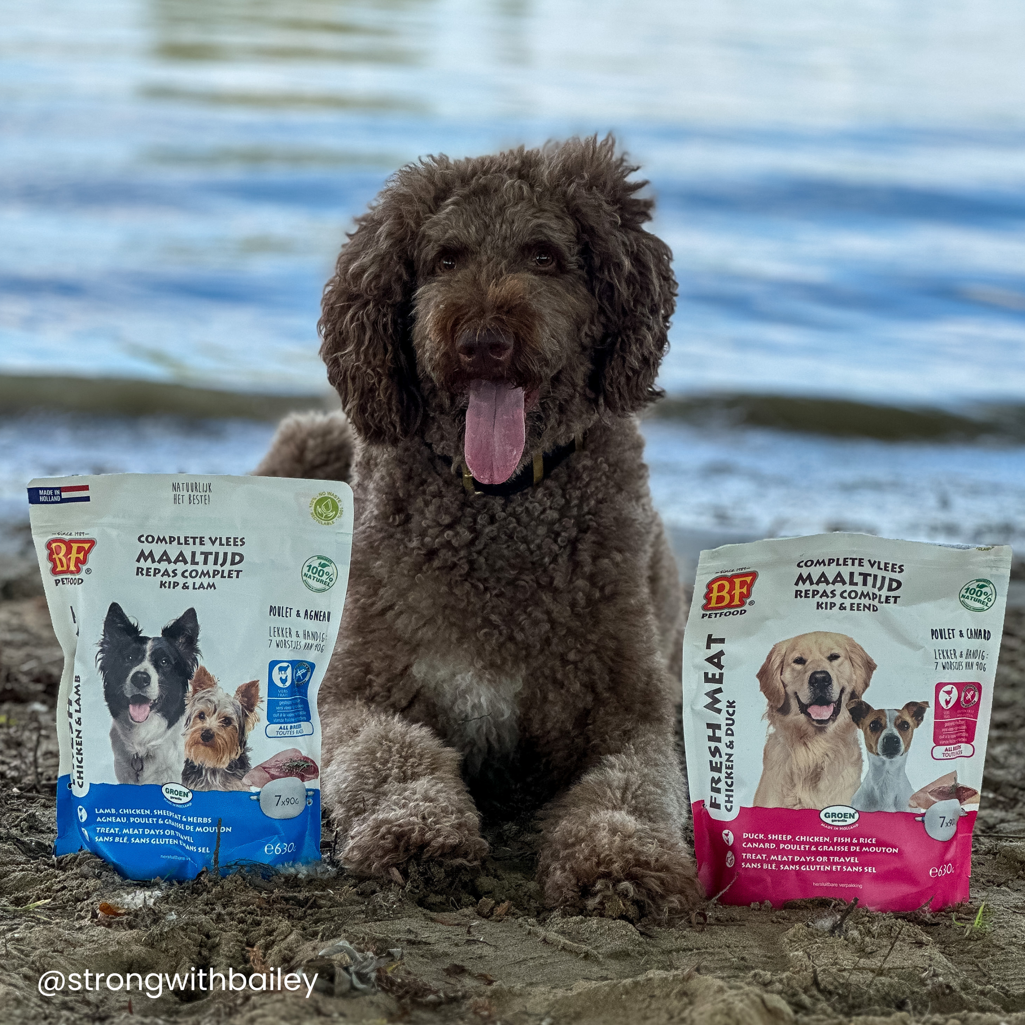 Chicken and duck sausages for dogs