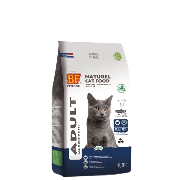 croquettes chat adult 1.5kg bfpetfood ook