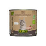 menu bio poulet chat 200g bf petfood